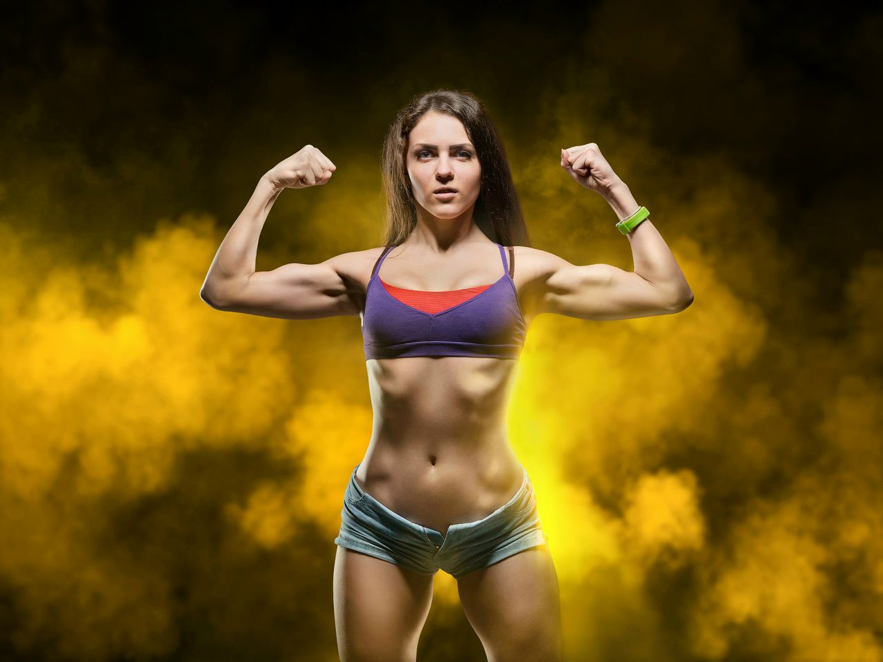 Athletic girls in Shantou